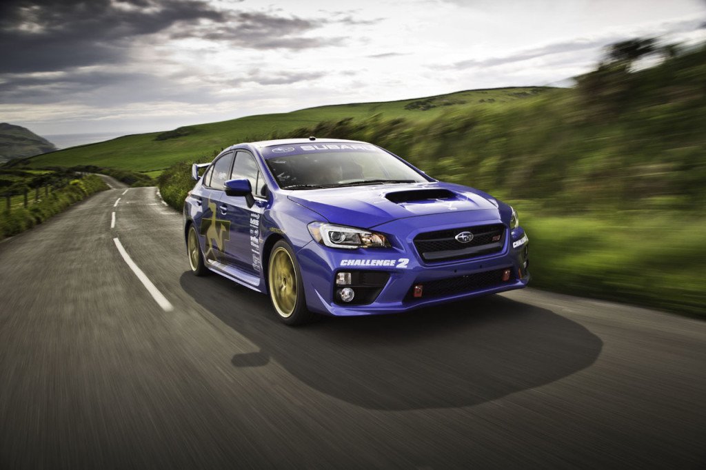 Subaru WRX STI at Isle of Man TT