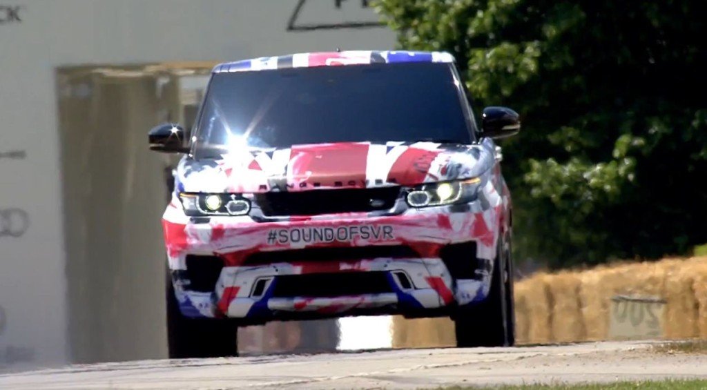 Range Rover Sport SVR at Goodwood