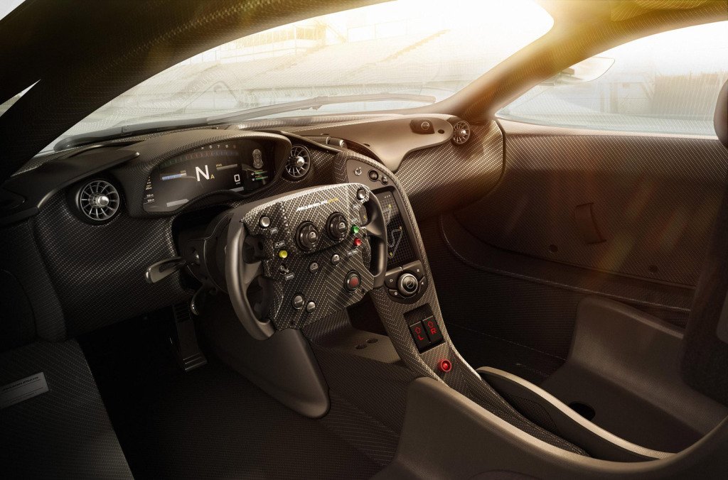 McLaren P1 GTR interior