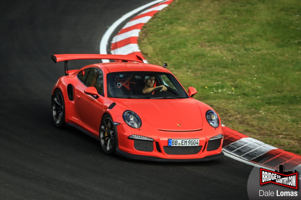 Mark Webber testing Porsche 911 GT3RS at Nurburgring 1