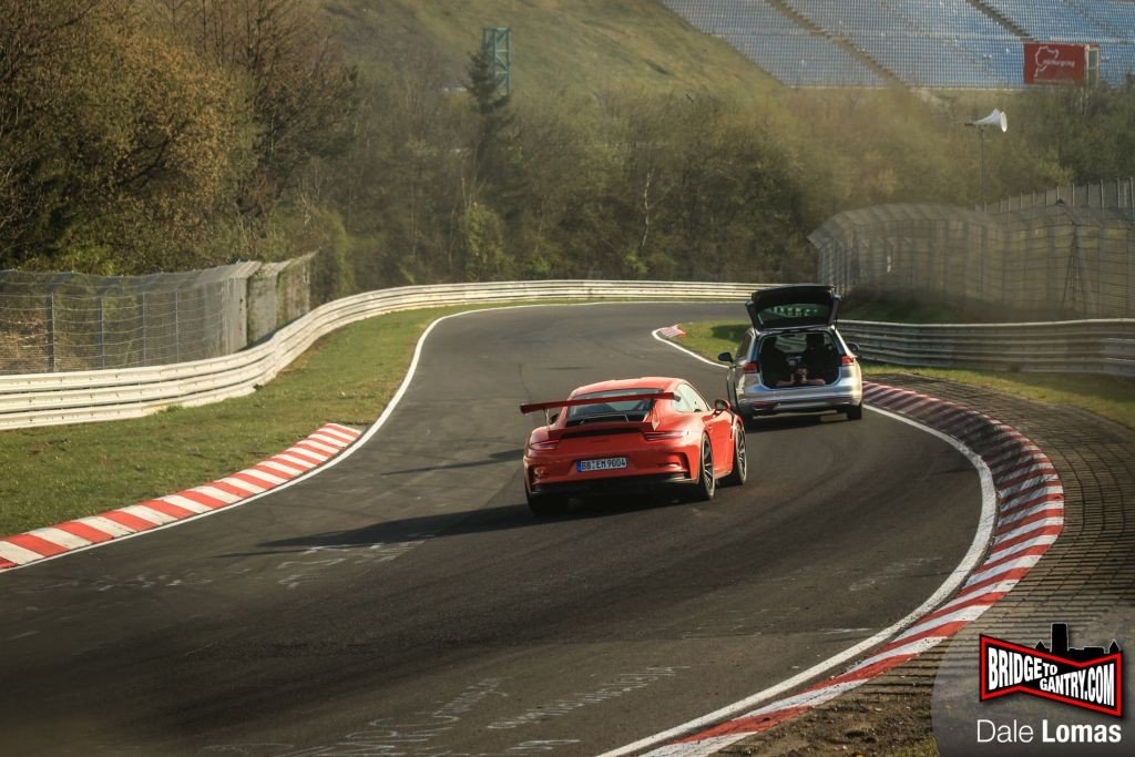 Mark Webber testing Porsche 911 GT3RS at Nurburgring 2