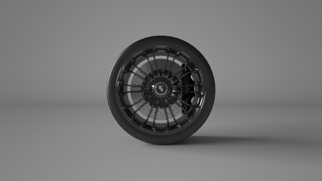 Porsche 918 One-piece carbon fiber wheel