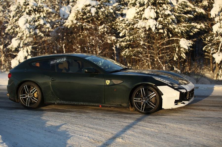 Ferrari FF facelift spy shot-2