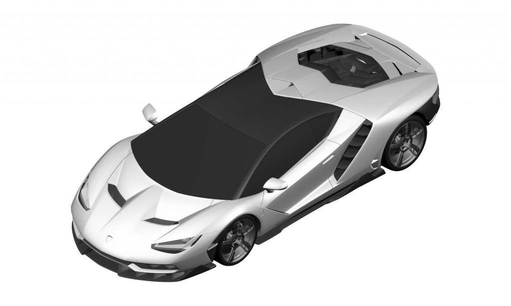 Lamborghini Centenario LP770-4 Patent Drawings-2016 Geneva Motor Show-1