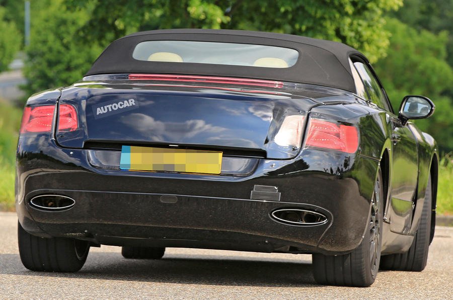 2018 Bentley Continental GT Convertible-spy shots-4