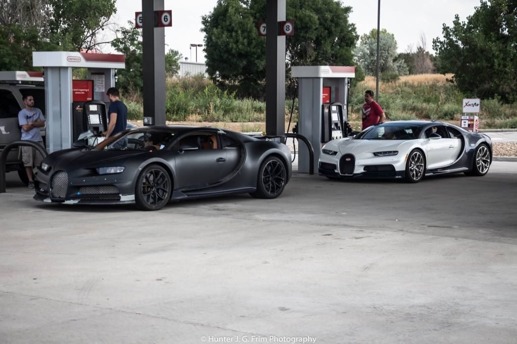 Bugatti Chiron convoy spotted in Colorado-1