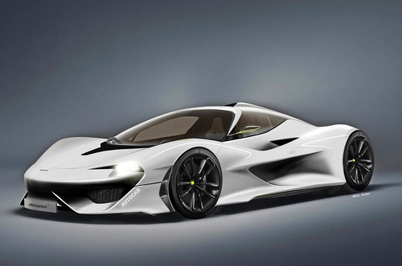 McLaren F1 successor rendering by Autocar