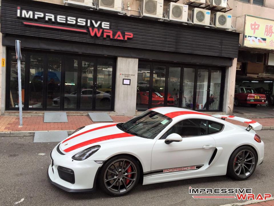 Cayman GT4 with Porsche 911 R livery-4
