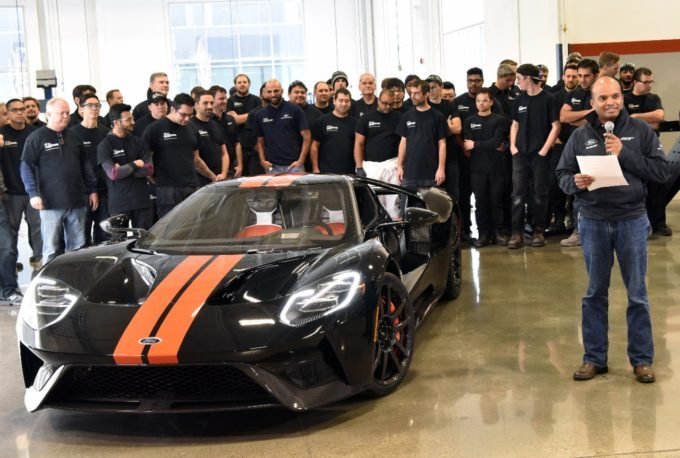 First 2017 Ford GT rolls off assembly line-1