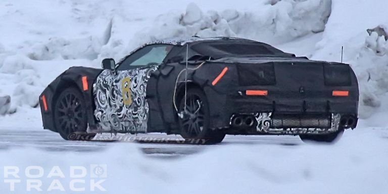 Mid-engine Chevrolet Corvette C8 spy shots-2017-2