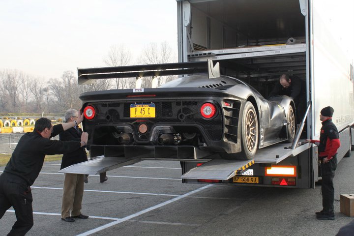 Glickenhaus unloading