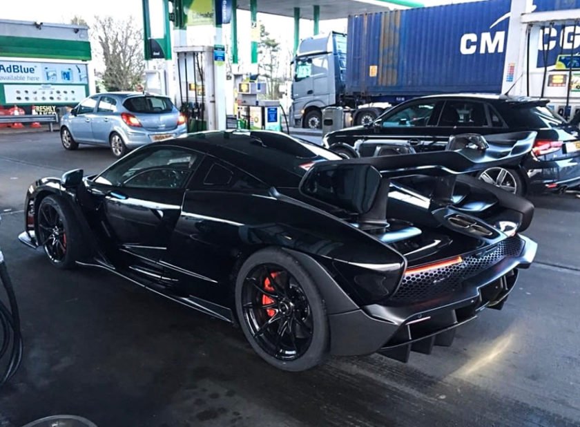 Black McLaren Senna spotted-3