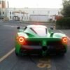 Jay Kay's green Ferrari LaFerrari