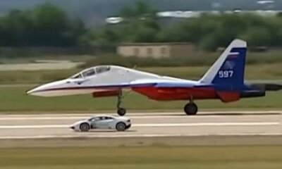 Huracan vs Russian fighter jet