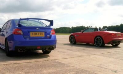 Subaru WRX STI vs Jaguar F-Type V6S