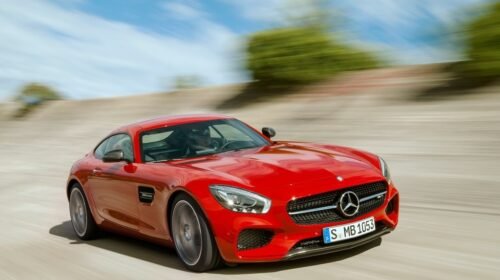 Mercedes AMG GT front angle