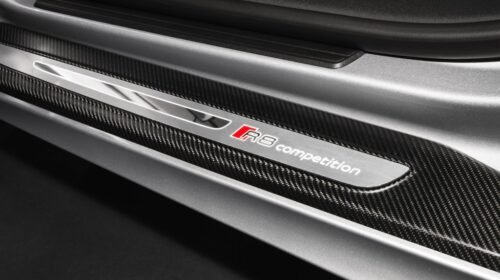 Audi R8 Competition illuminated door sill badging