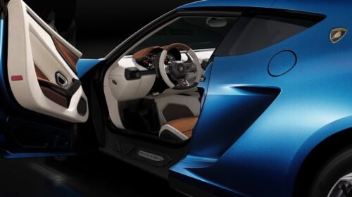 Lamborghini Asterion LPI 910-4 hybrid supercar cabin
