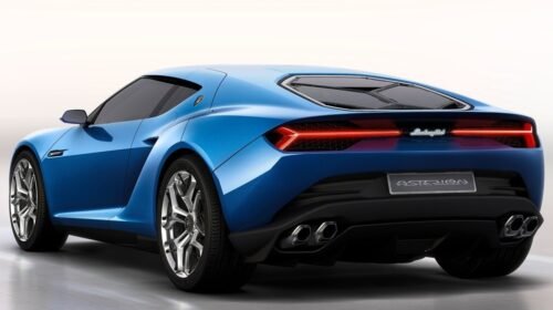 Lamborghini Asterion LPI 910-4 hybrid supercar rear