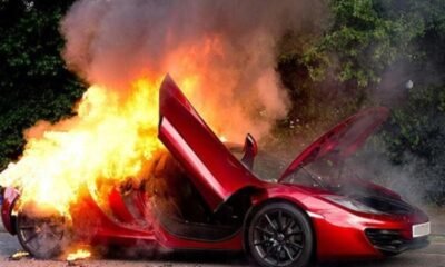 Supercars on Fire prank