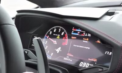 Lamborghini Huracan LCD instrument cluster