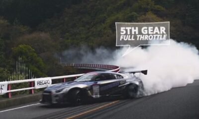 Nissan GTR tears up the hill