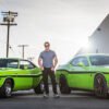 Jeff Dunham with his Dodge Challenger SRT Hellcat and Challenger RT