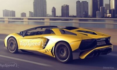 Lamborghini Aventador SV Roadster rendering