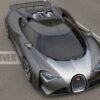 2017 Bugatti Chiron rendering