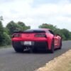 Corvette ZO6 crashes into tree