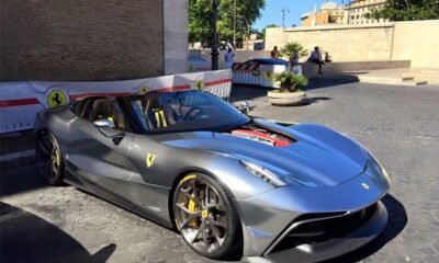 Ferrari F12 TRS Silver Chrome
