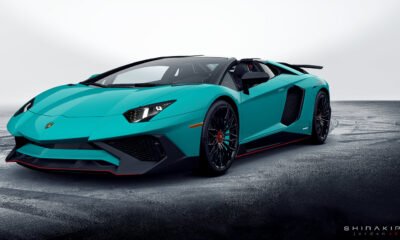 Lamborghini Aventador SV Roadster front angle