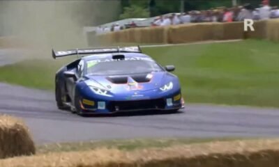 Lamborghini Huracan GT3 crashes at Goodwood Festival of Speed
