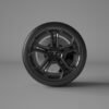 Lamborghini Aventador One-piece carbon fiber wheel