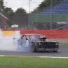 Ken Block drifting Hoonicorn at Silverstone