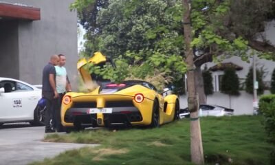 LaFerrari Breaks Down after showing off in Beverley HIlls