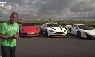 Aston GT12 vs Porsche 911 GT3RS vs McLaren 650S