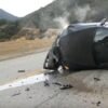 Noob crashes BMW at Mullholland