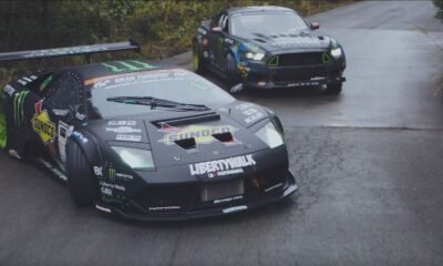 #BattleDrift Vaughn vs Daigo Mustang RTR v Lamborghini Murcielago Monster Energy