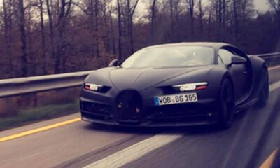 Bugatti Chiron prototype spied