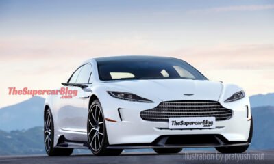 Aston Martin Electric sedan rendering