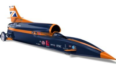 1000 mph Bloodhound SSC World Land Speed Record Car