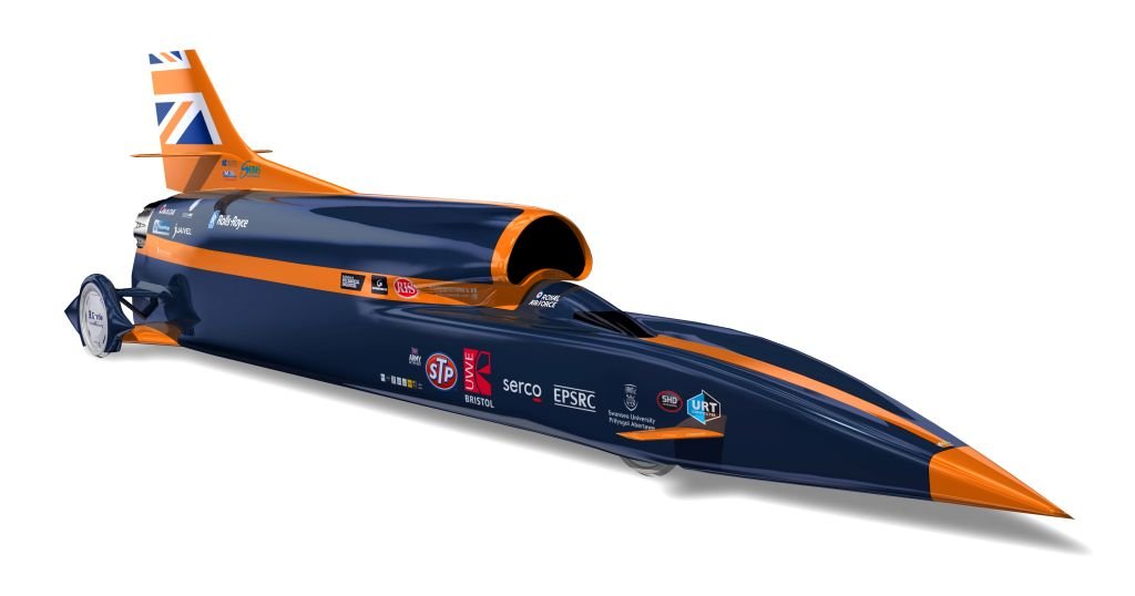 1000 mph Bloodhound SSC World Land Speed Record Car