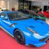 Blue Ferrari F12 TdF Spotted in Luxemburg-1
