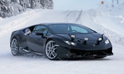 Lamborghini Huracan Superleggera spotted in the snow-1