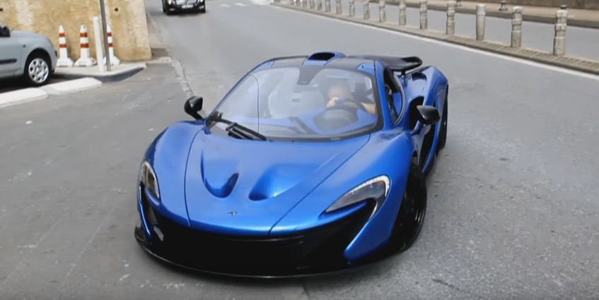 Lewis Hamilton's McLaren P1 in Monaco