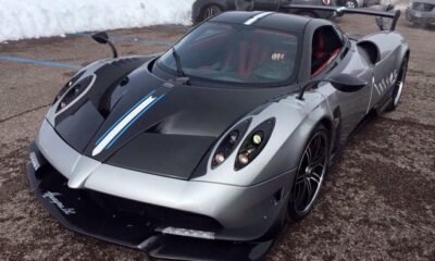 Pagani Huayra BC Spied uncamouflaged