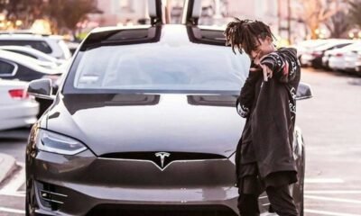 Karate Kid Jaden Smith Drives a Tesla Model X
