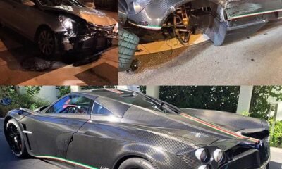 Kris Singh's Huayra La Monza Lisa Crashed in Miami
