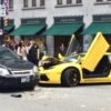 Lamborghini Aventador Crash